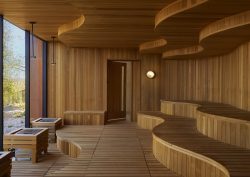 Halehouse spa with Springhouse cedar sauna