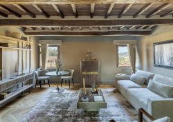 suite living room in Borgo dei Conti Resort, Umbria