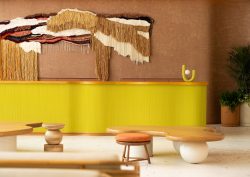 The Standard, Pattaya Na Jomtien - Lobby Reception with bright yellow desk