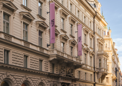 exterior facade Sir Prague