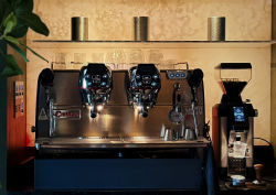 cimbali coffee machine at Alila Shanghai
