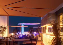 render of roof terrace INNSiDE by Meliá Bugibba