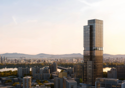 Seoul skyline featuring Aman Seoul