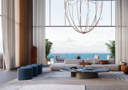 Bergman Design House has revealed new details of their completed design vision for Mondrian Al Marjan Island Beach Residences
