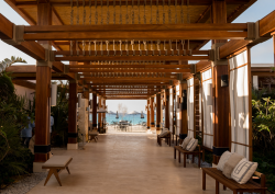 entrance to Nobu North Coast at OGAMI Egypt