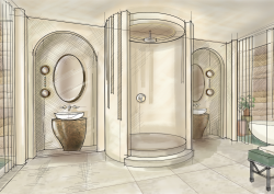 House of Rohl Primary Bathroom by 1508 London Sketch