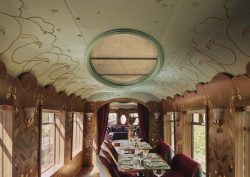 British Pullman, A Belmond Train, presents the design details of Celia, a new private dining and events carriage