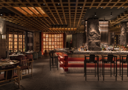 MONK restaurant design by Wangan Studio