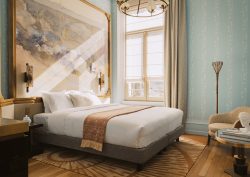 guestroom in Villa_Petrusse with interiors by Tristan_Auer