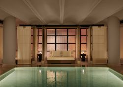 swimming pool at claridges spa London by Andre Fu Studio