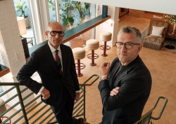 Avi Brosh, Founder of Palisociety and Stijn Oyen, Managing Director of Design Hotels