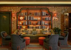 the reading nook in Broadwick soho - a member of Small Luxury Hotels of the World