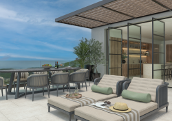 terrace with seaview - design by OCCA